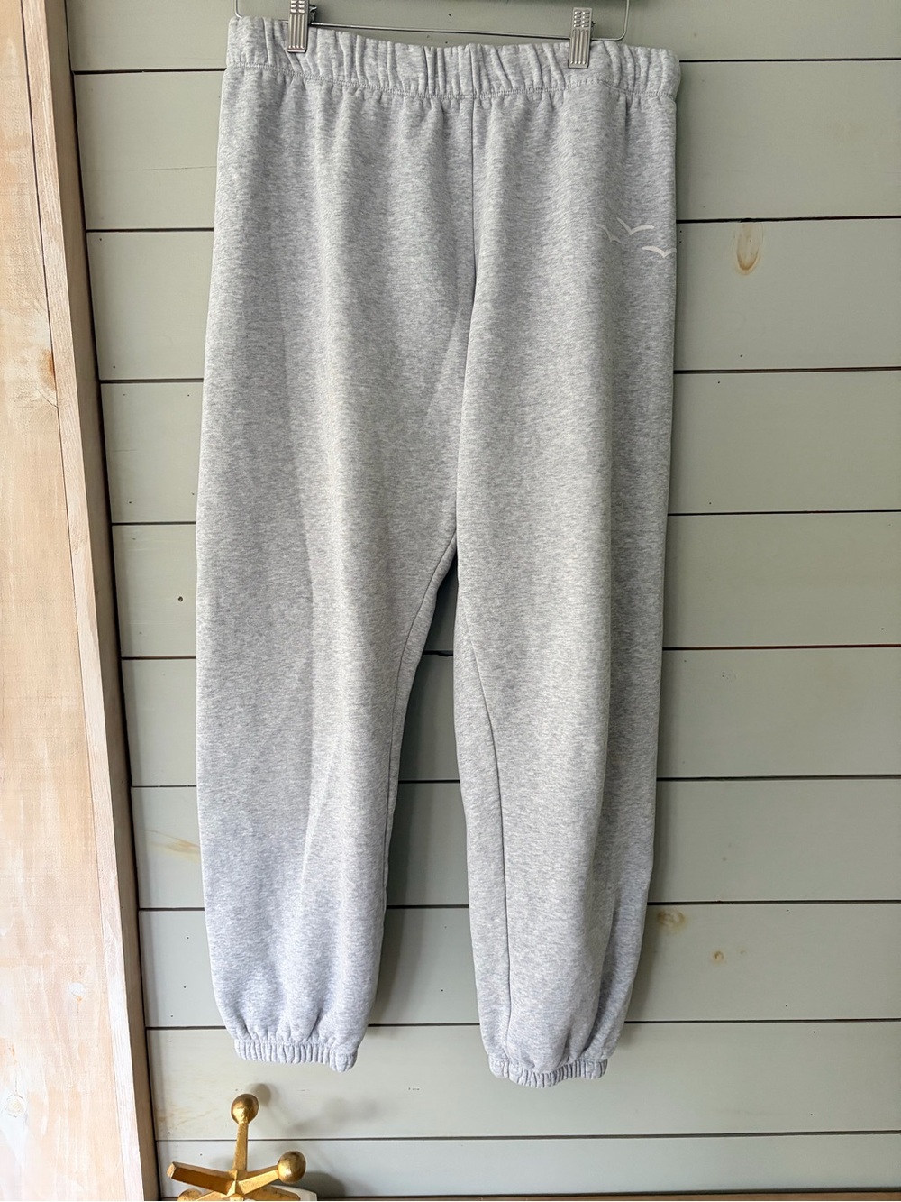 LazyPants Heather Grey Fleece Jogger Sweatpants Size L